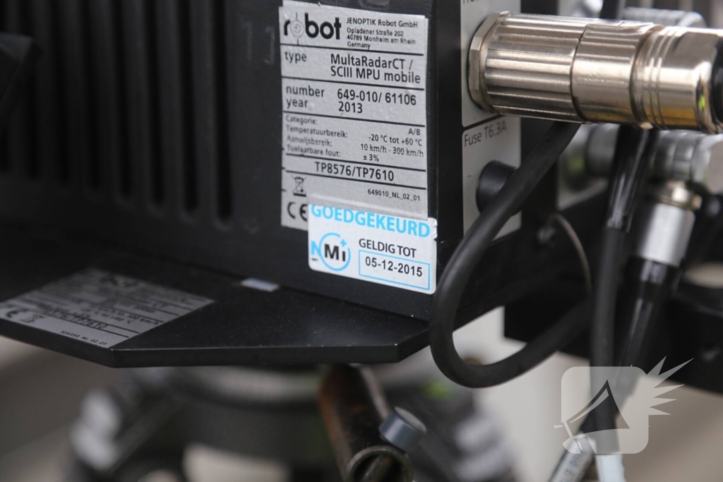 Snelheidscontrole bij wegwerkzaamheden