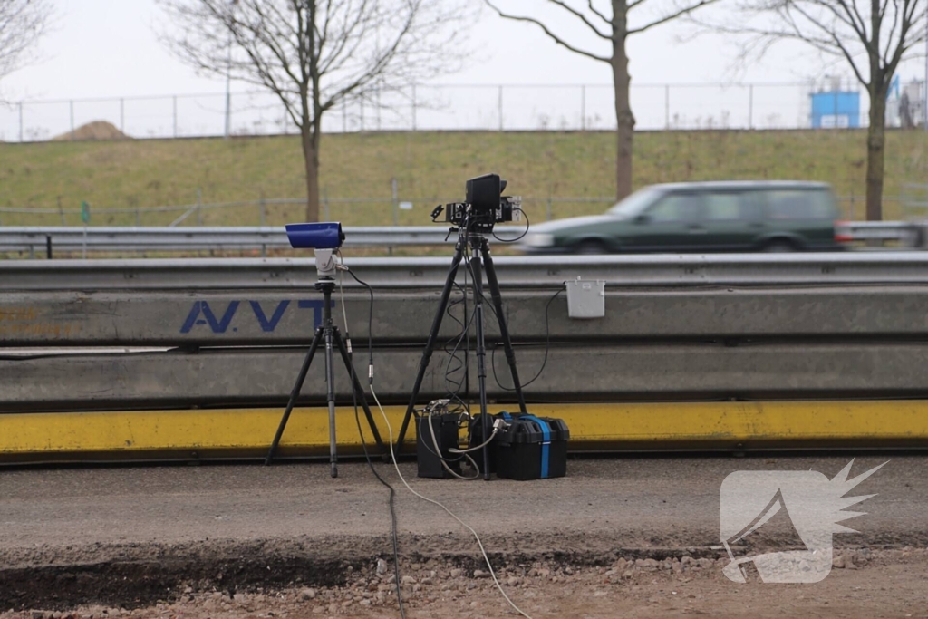 Snelheidscontrole bij wegwerkzaamheden