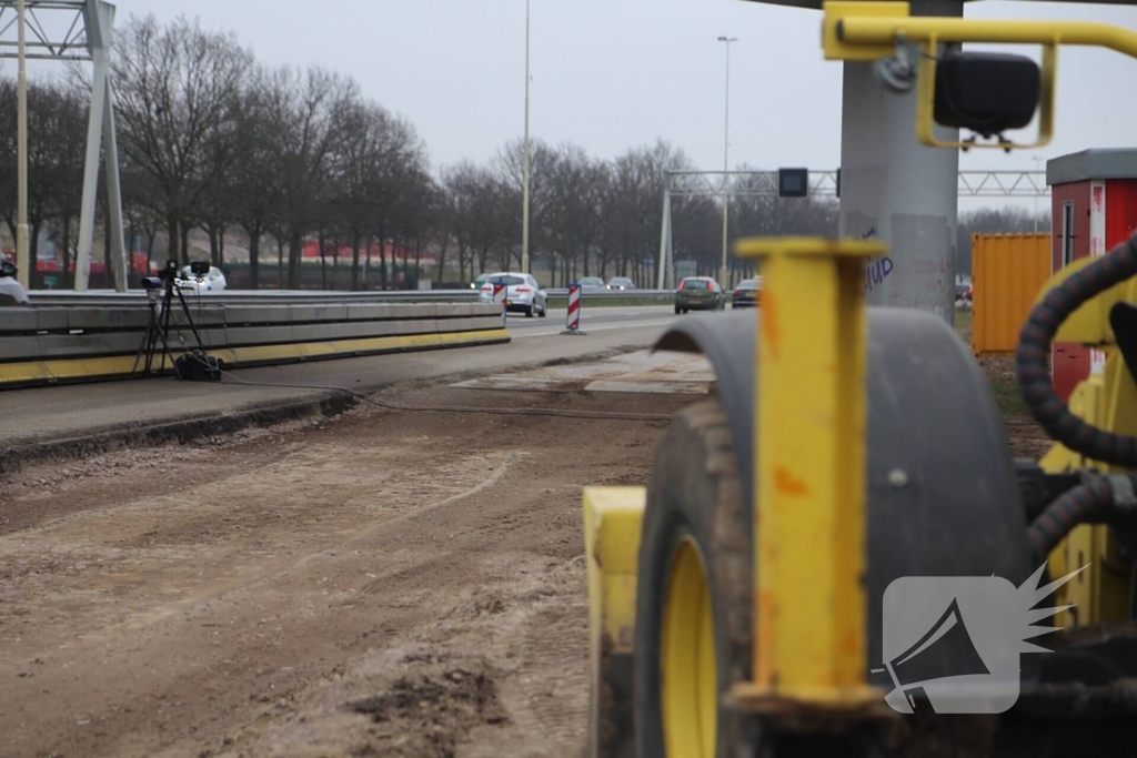 Snelheidscontrole bij wegwerkzaamheden