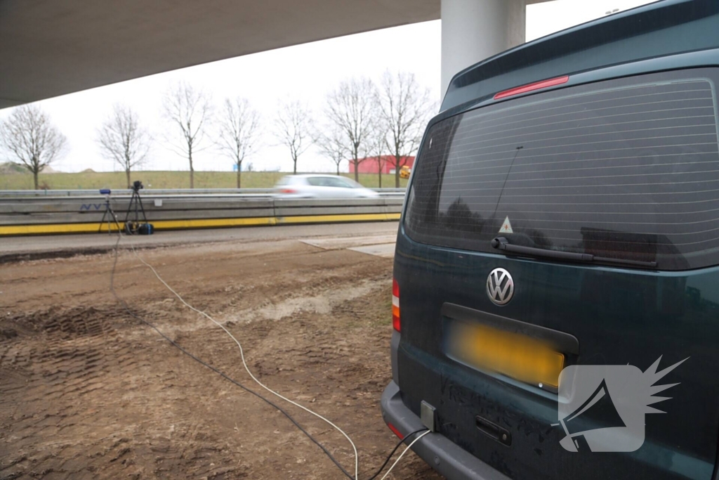 Snelheidscontrole bij wegwerkzaamheden