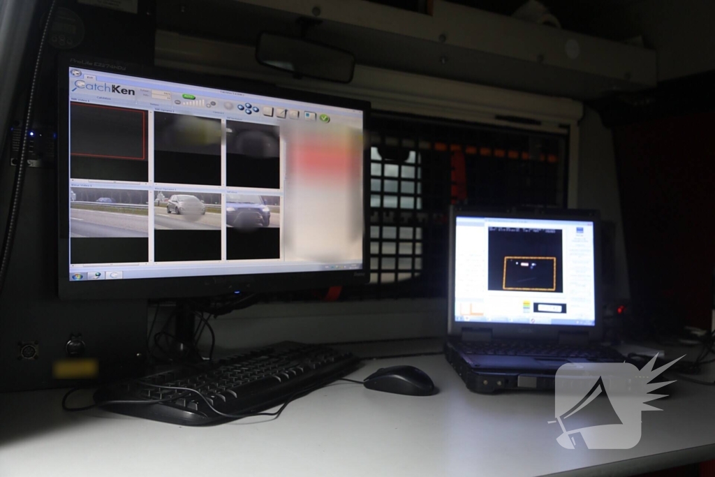 Snelheidscontrole bij wegwerkzaamheden