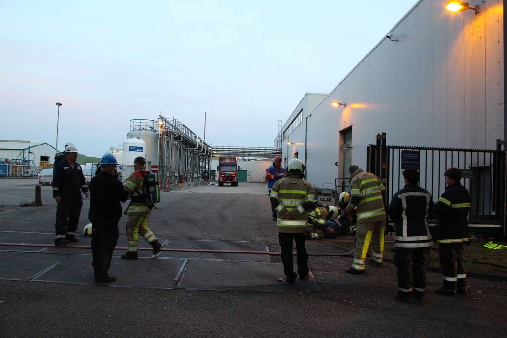 Grote oefening met gevaarlijke stoffen