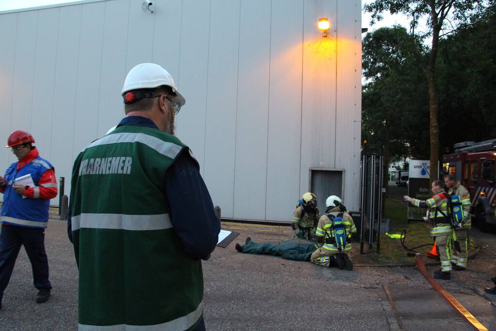 Grote oefening met gevaarlijke stoffen