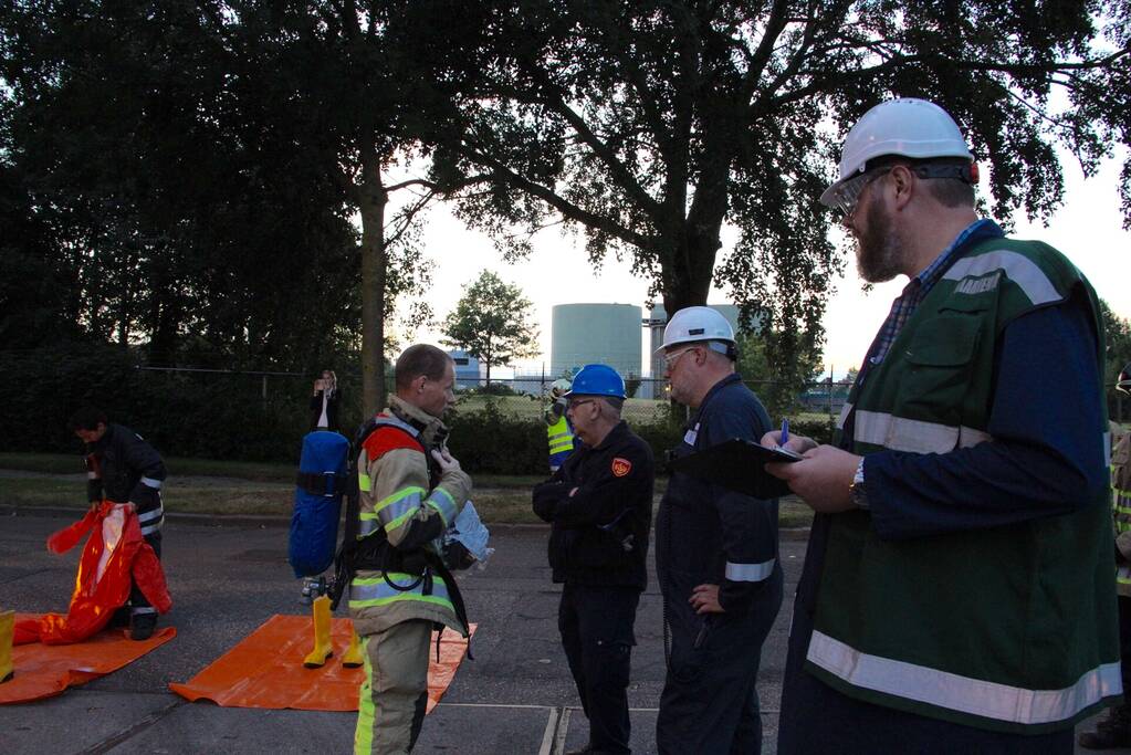 Grote oefening met gevaarlijke stoffen