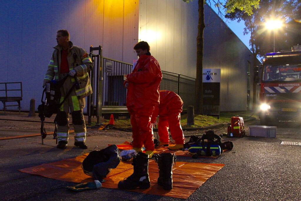 Grote oefening met gevaarlijke stoffen