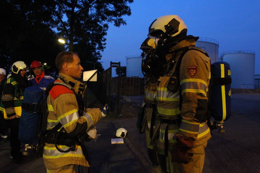 Grote oefening met gevaarlijke stoffen