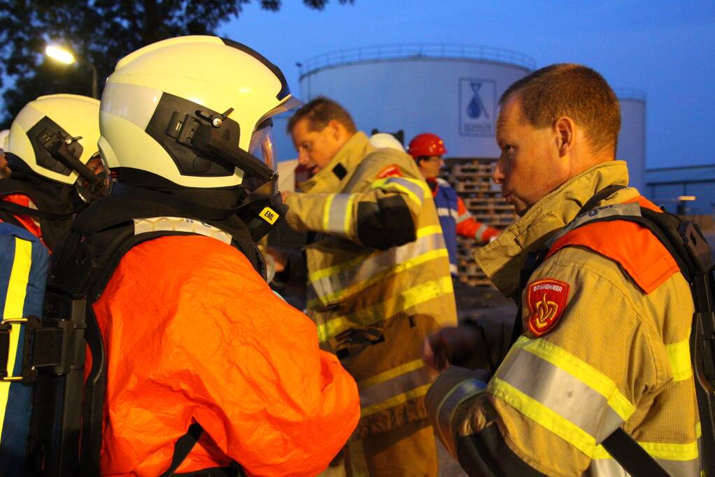 Grote oefening met gevaarlijke stoffen