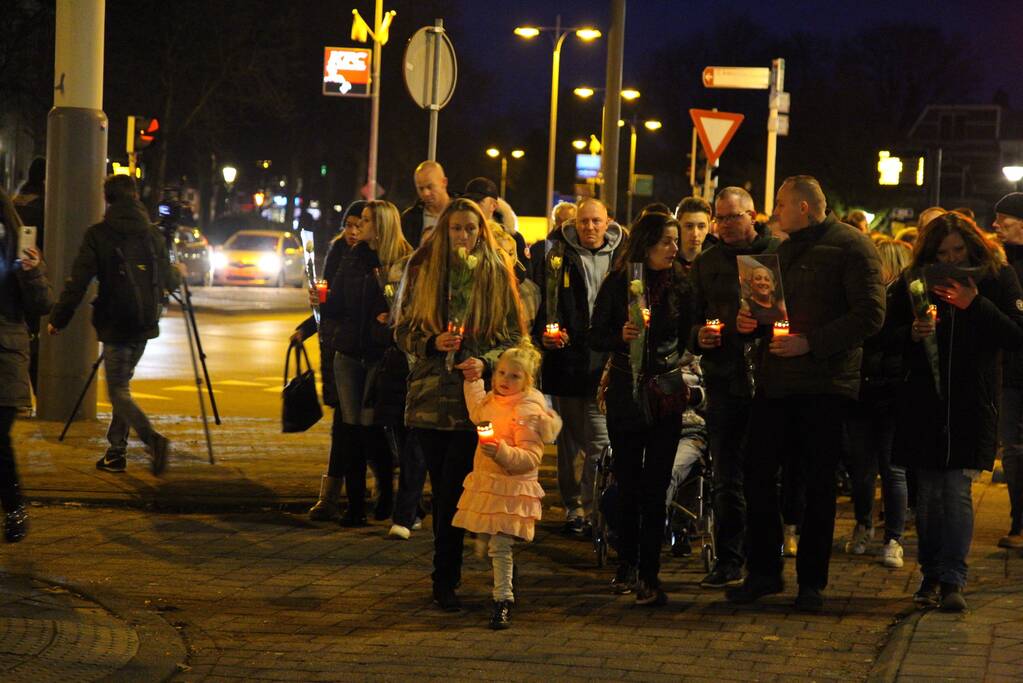 Stille tocht voor overleden arrestant Bertus de Man