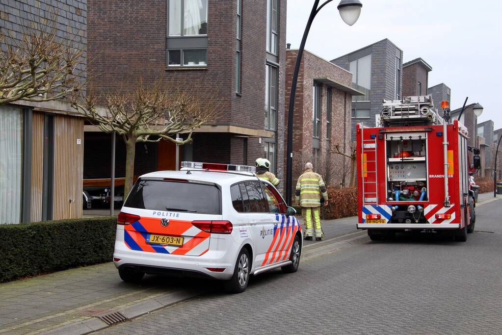 Brandweer opgeroepen voor oververhitte wasdroger