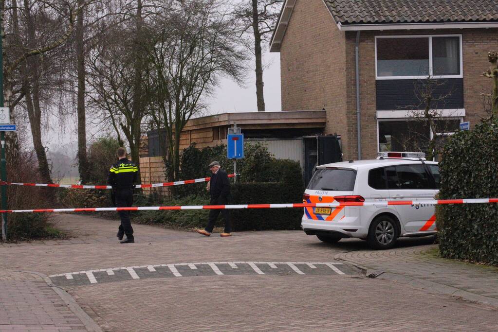 Brandweer rukt uit voor een gaslek