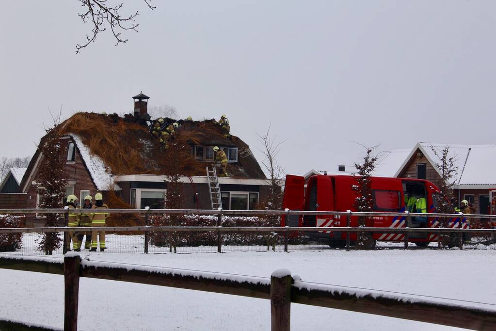 Woonboederij verwoest na schoorsteenbrand