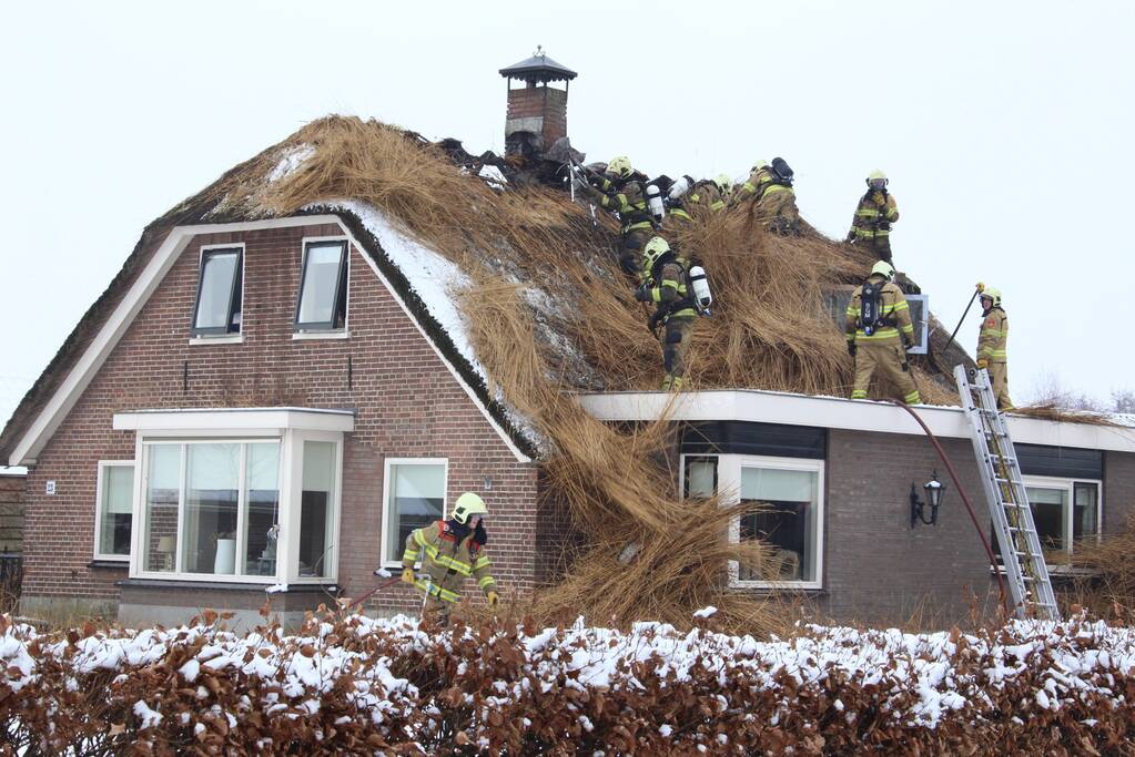 Woonboederij verwoest na schoorsteenbrand
