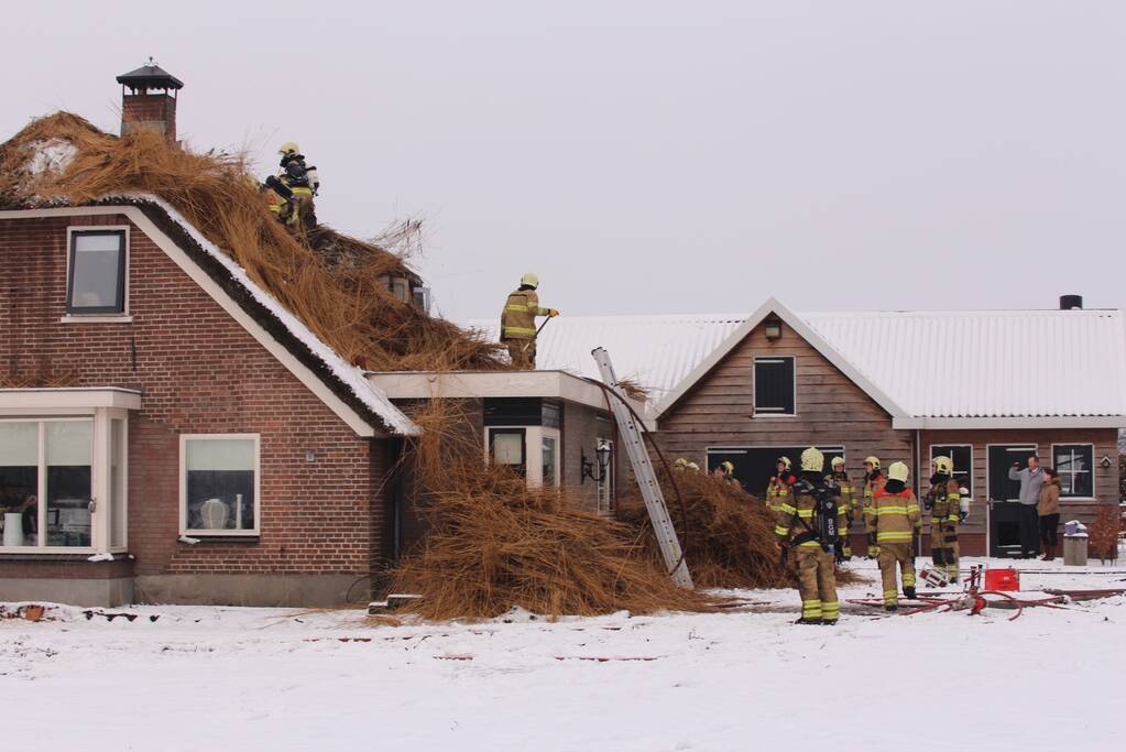Woonboederij verwoest na schoorsteenbrand
