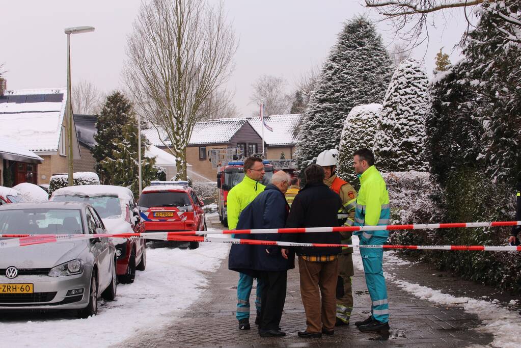 Veel rook bij uitslaande woningbrand