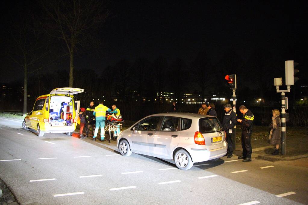 Overstekende voetganger aangereden