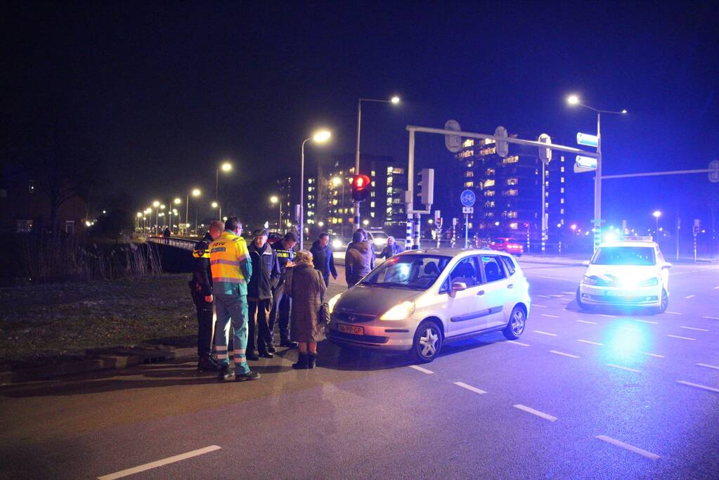 Overstekende voetganger aangereden