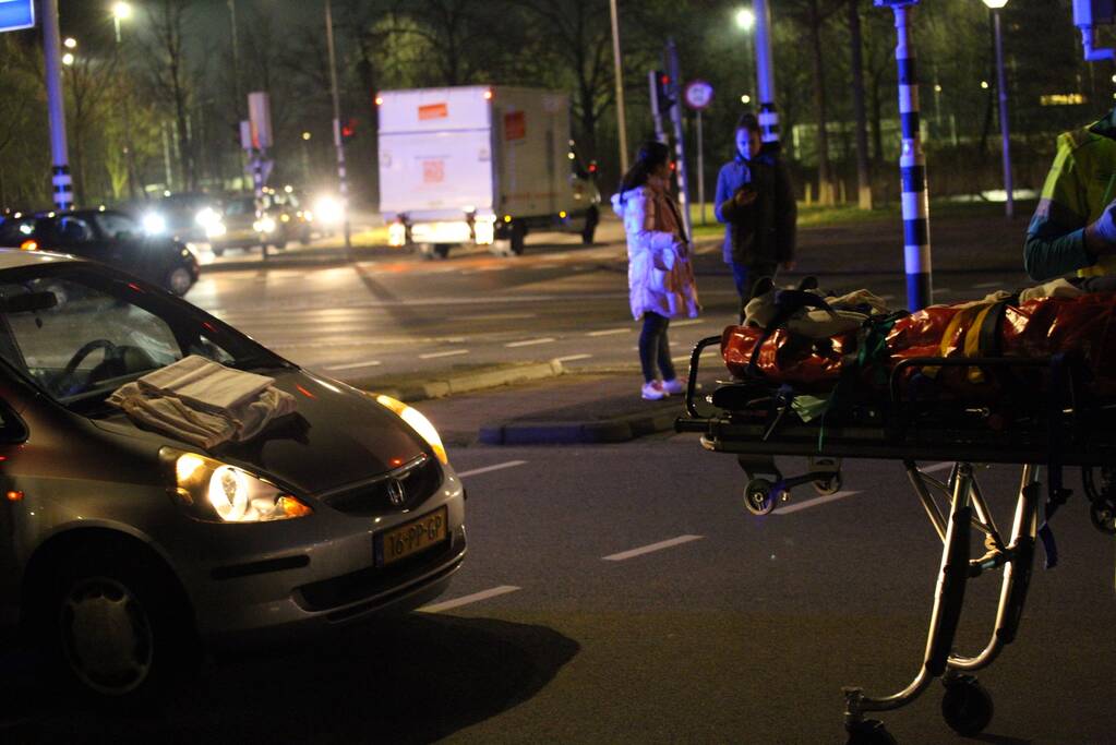 Overstekende voetganger aangereden