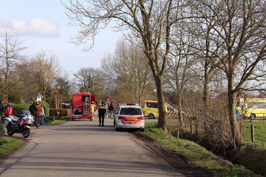 Explosie in schuur, 1 persoon gewond