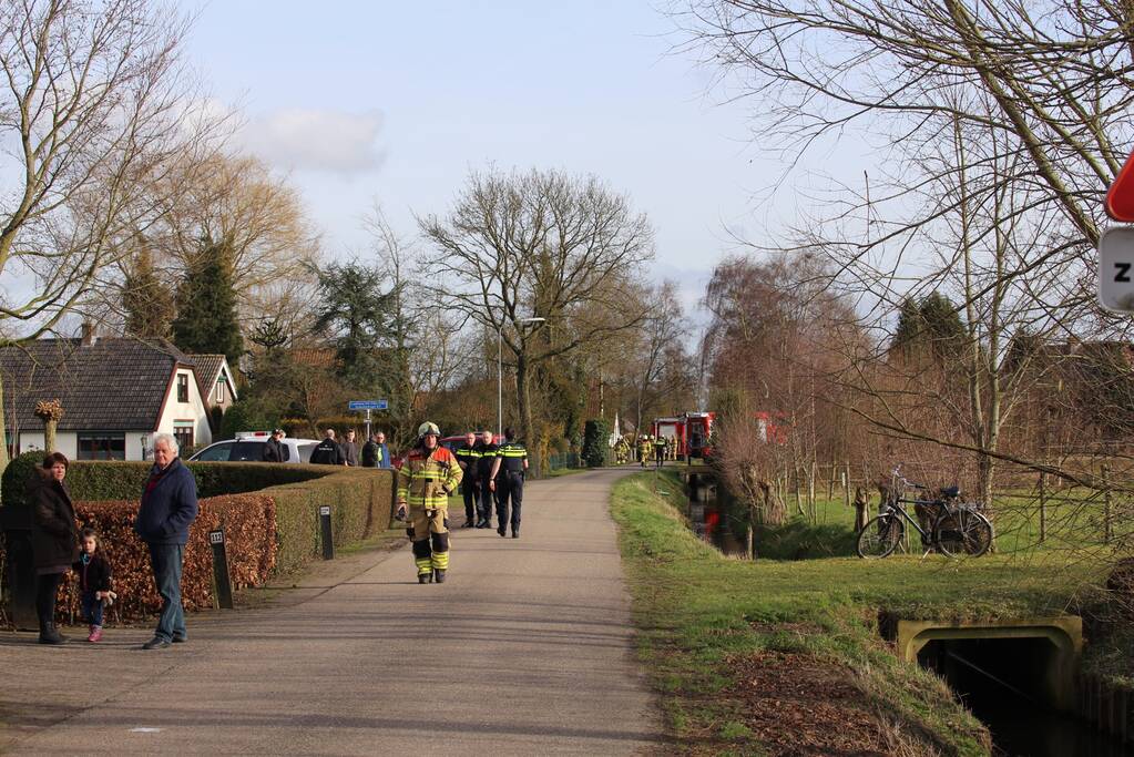 Explosie in schuur, 1 persoon gewond