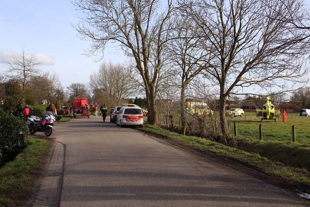 Explosie in schuur, 1 persoon gewond