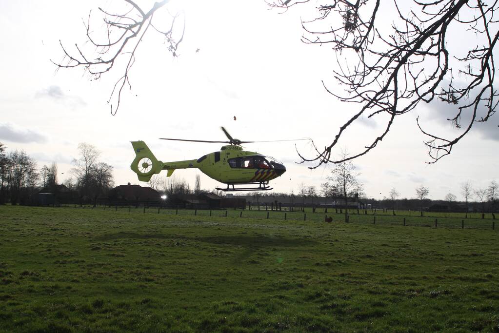 Explosie in schuur, 1 persoon gewond