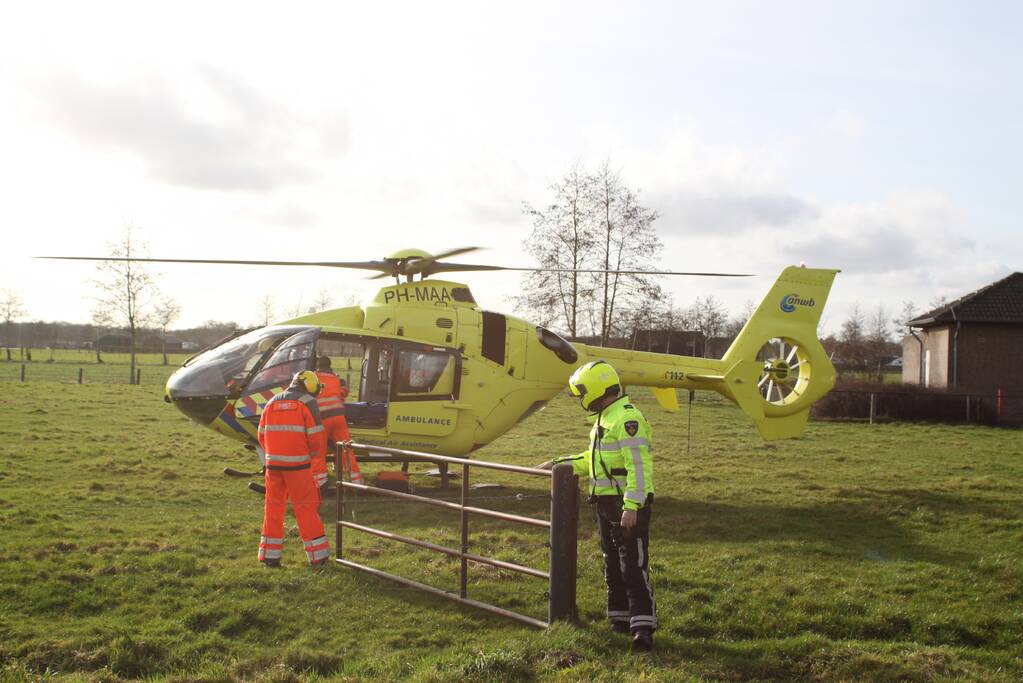 Explosie in schuur, 1 persoon gewond