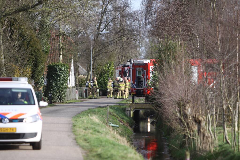 Explosie in schuur, 1 persoon gewond