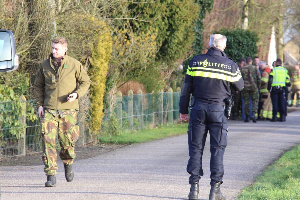 Explosie in schuur, 1 persoon gewond