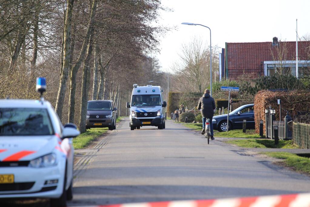 Explosie in schuur, 1 persoon gewond