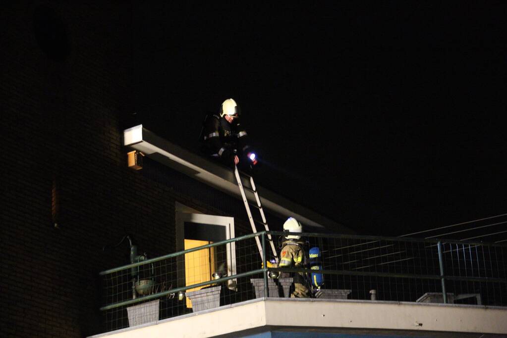 Schoorsteenbrand snel onder controle