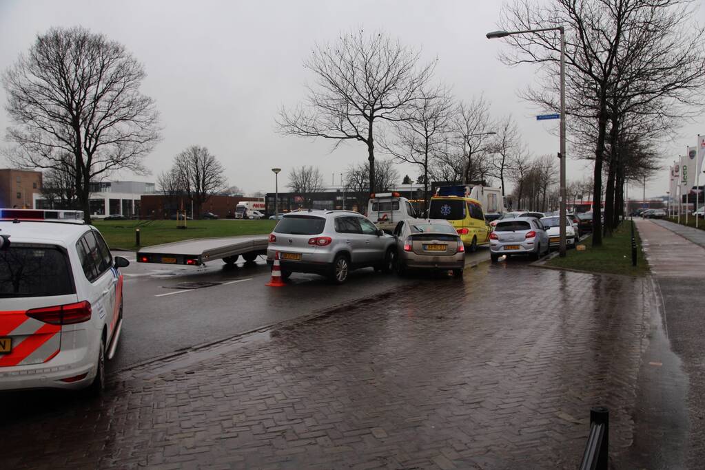 Veel schade na aanrijding