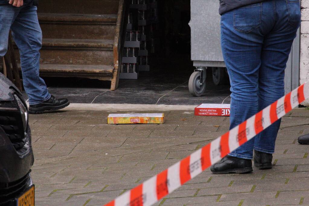 Gewonde en plaats-delict na vechtpartij op straat