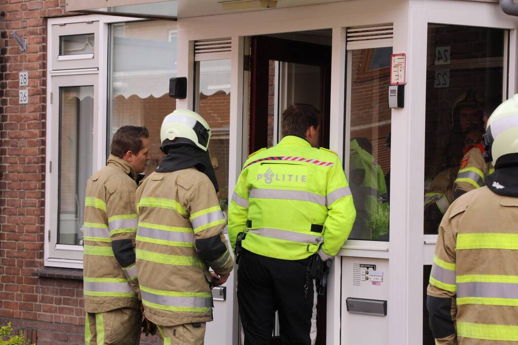 Bewoner vergeet pannetje van het vuur te halen