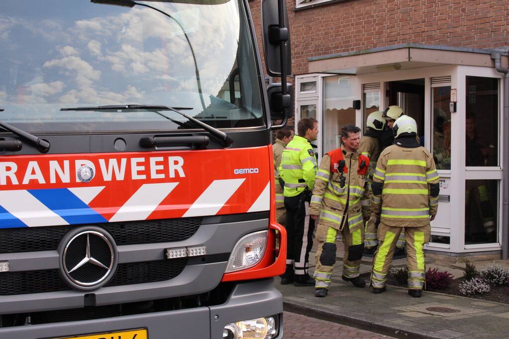 Bewoner vergeet pannetje van het vuur te halen
