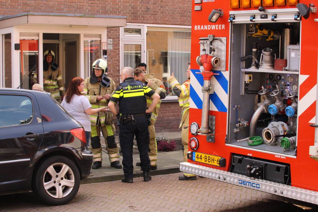 Bewoner vergeet pannetje van het vuur te halen