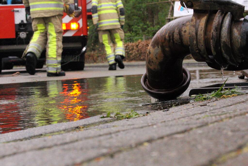 Bronbemaling zet straat vol water bij kinderboerderij