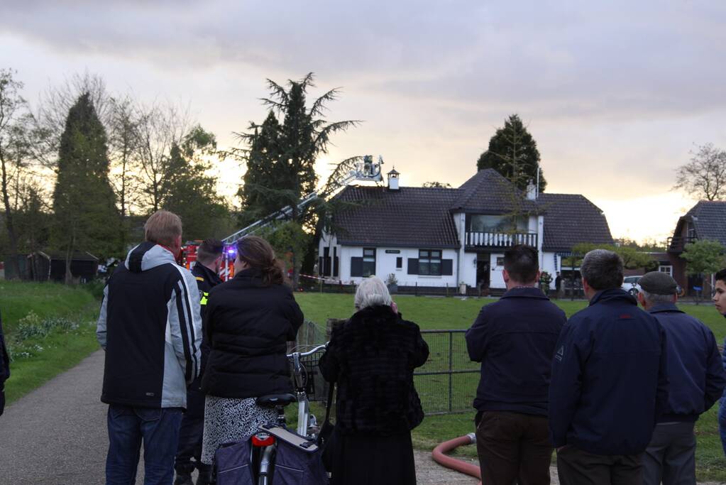 Forse schade bij woningbrand