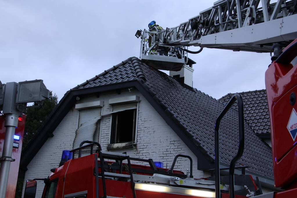 Forse schade bij woningbrand