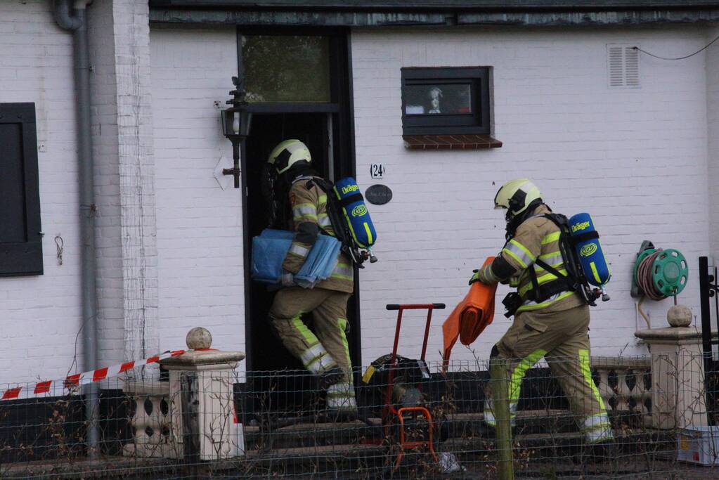 Forse schade bij woningbrand