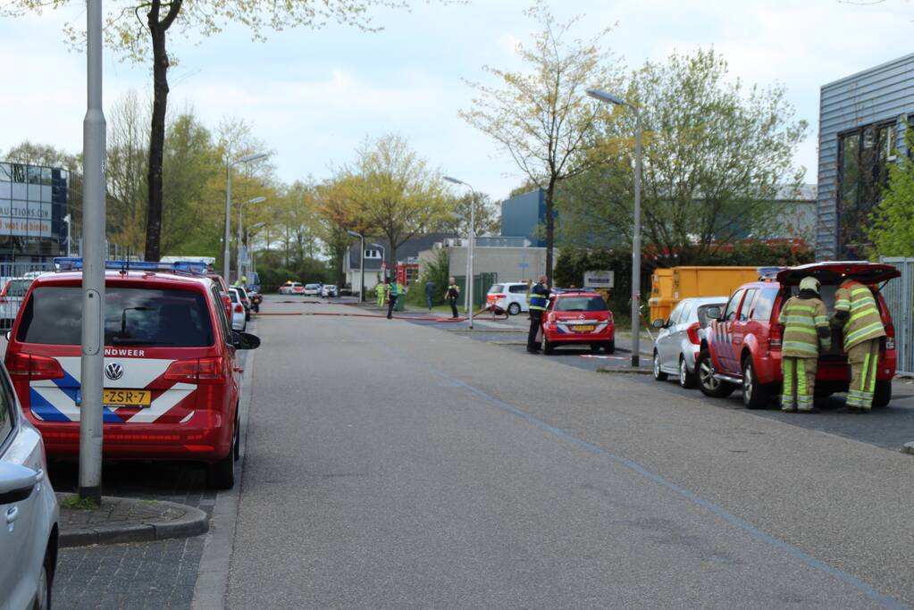 Veel rookontwikkeling bij zeer grote brand