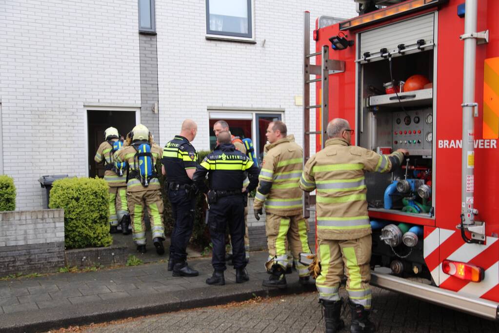 Vergeten oven zorgt voor woning vol rook