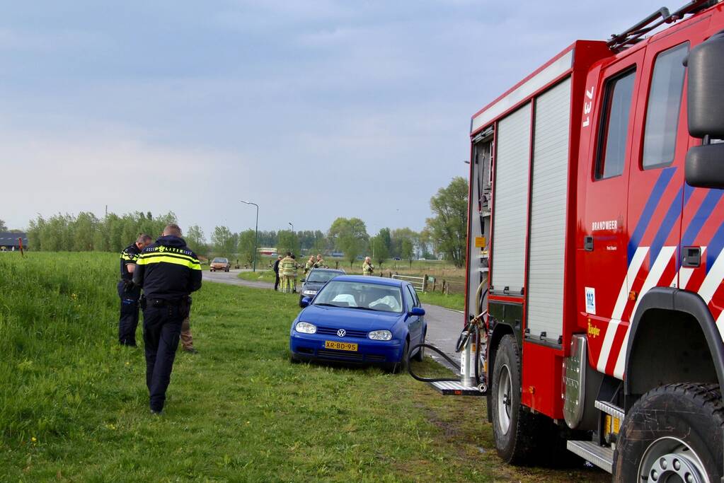 Auto total loss na uitwijkmanoeuvre