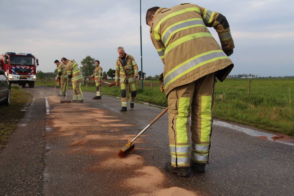 Auto total loss na uitwijkmanoeuvre