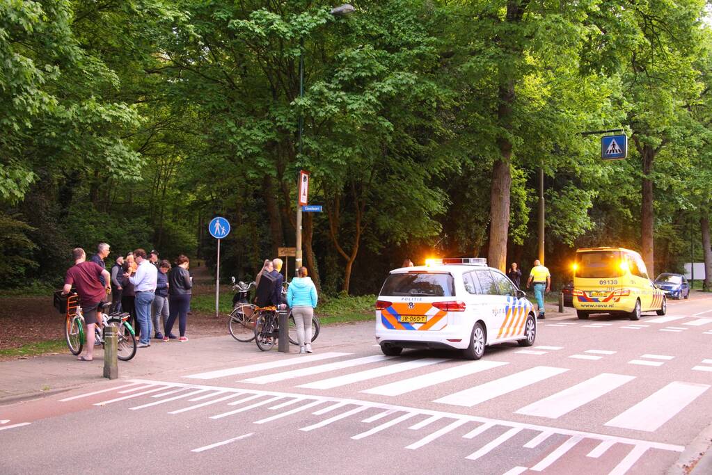 Auto botst frontaal op boom