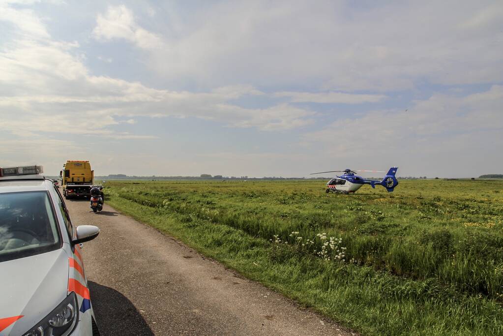 Politie doet groot onderzoek naar vermiste man met helikopter in polder, Eemnes (+ VIDEO)