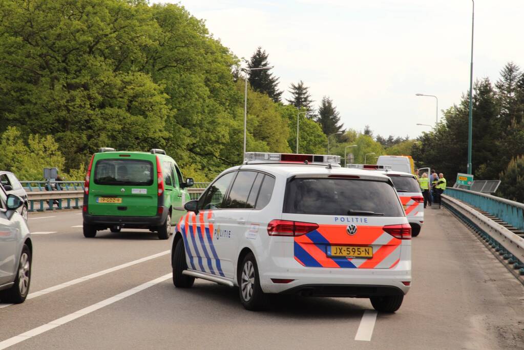 Veel schade bij kop-staartbotsing