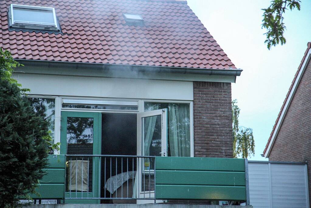 Deur geforceerd na brand