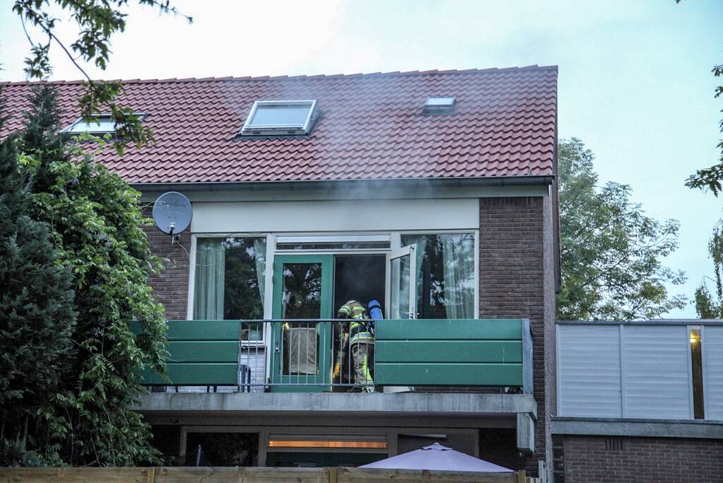 Deur geforceerd na brand