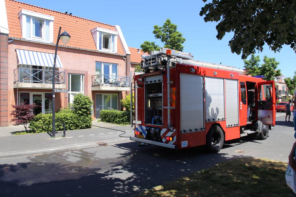 Gewonde bij woningbrand