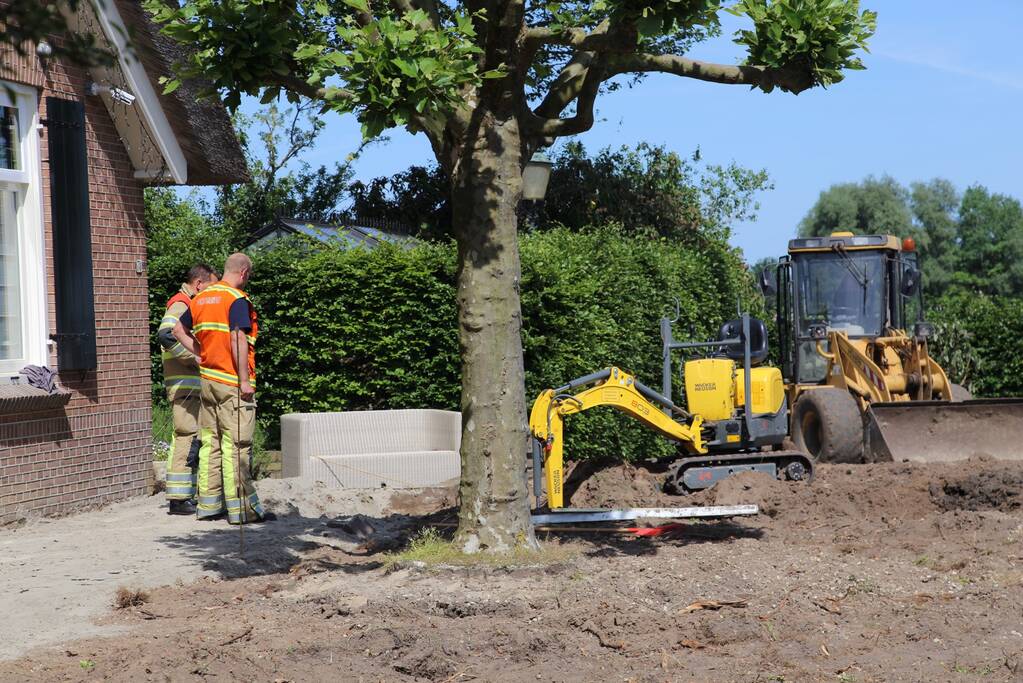 Straat afgezet na gaslek